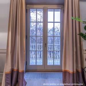 французское окно в пол