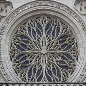 окно роза круглое